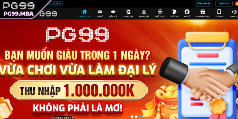 PG99 đã nhanh chóng vươn lên trở thành một trong những nền tảng hàng đầu